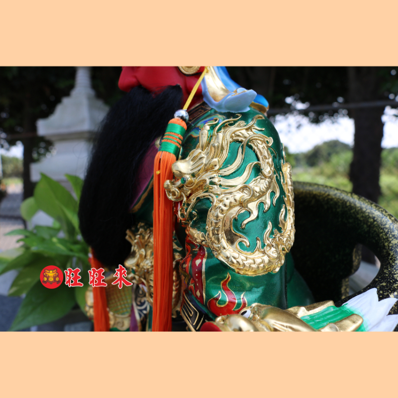 關聖帝君｜香樟｜彩繪安金