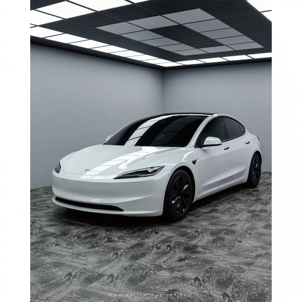 Tesla Model 3/特斯拉亮面犀牛皮包膜