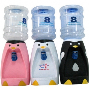 萬興淨水-8杯裝 迷你飲水機-黑色企鵝