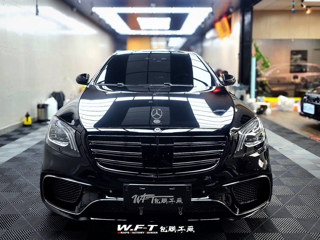 全車包膜使用膜料⏩️ #KLT PET高亮黑