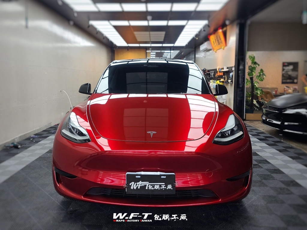 全車包膜使用膜料⏩️ KLT PET神秘紅