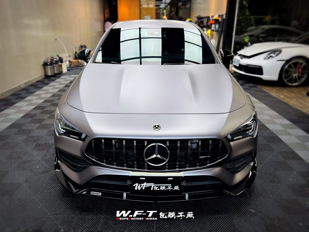 全車包膜使用膜料⏩️ KLT PET 啞光金屬天際灰