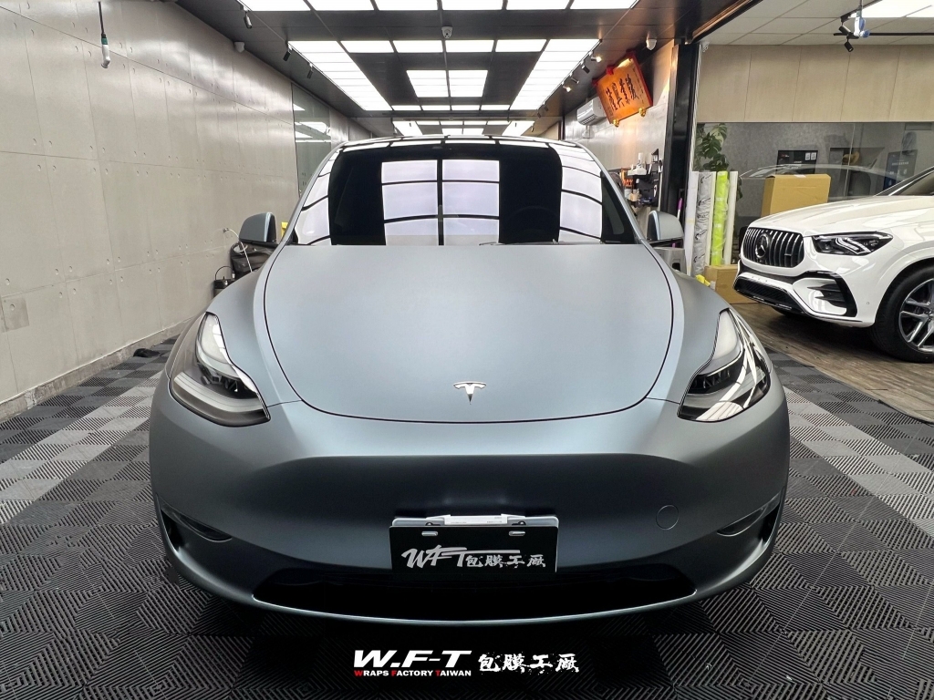 全車包膜膜料⏩️KLT PET金屬幽靈灰藍