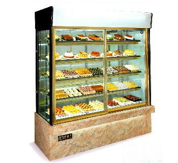 7尺立式蛋糕櫃-大理石