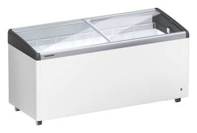 LIEBHERR弧型玻璃對拉冷凍櫃356L、5尺6-附LED燈
