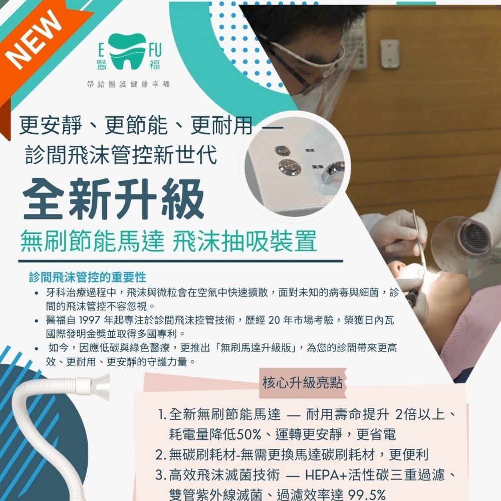 無刷節能馬達 飛沫抽