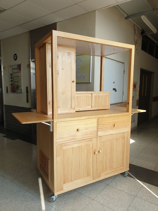 木材訂製-點心櫃 • 餐車