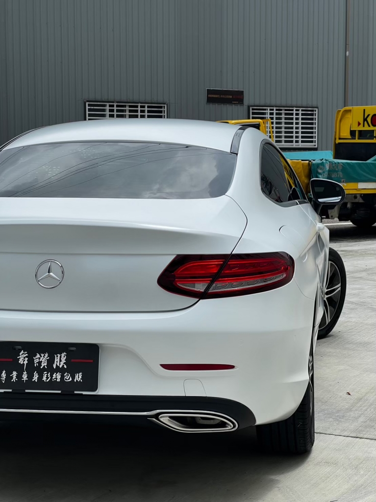 #benz  #c180  全車｜改色絲綢白