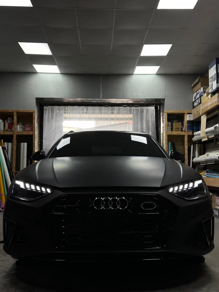 #audi  #A4  全車｜改色消光黑