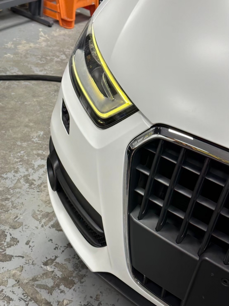 #audi  #Q3  全車｜改色絲綢白