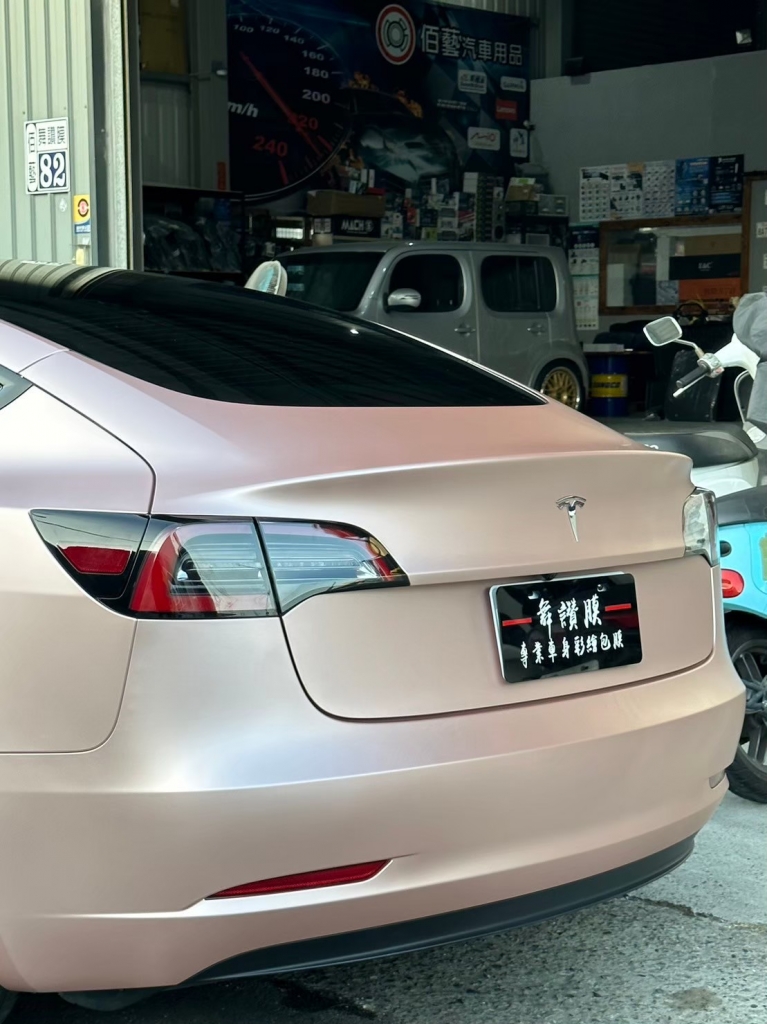 #tesla  #Model3  全車｜改色玫瑰金
