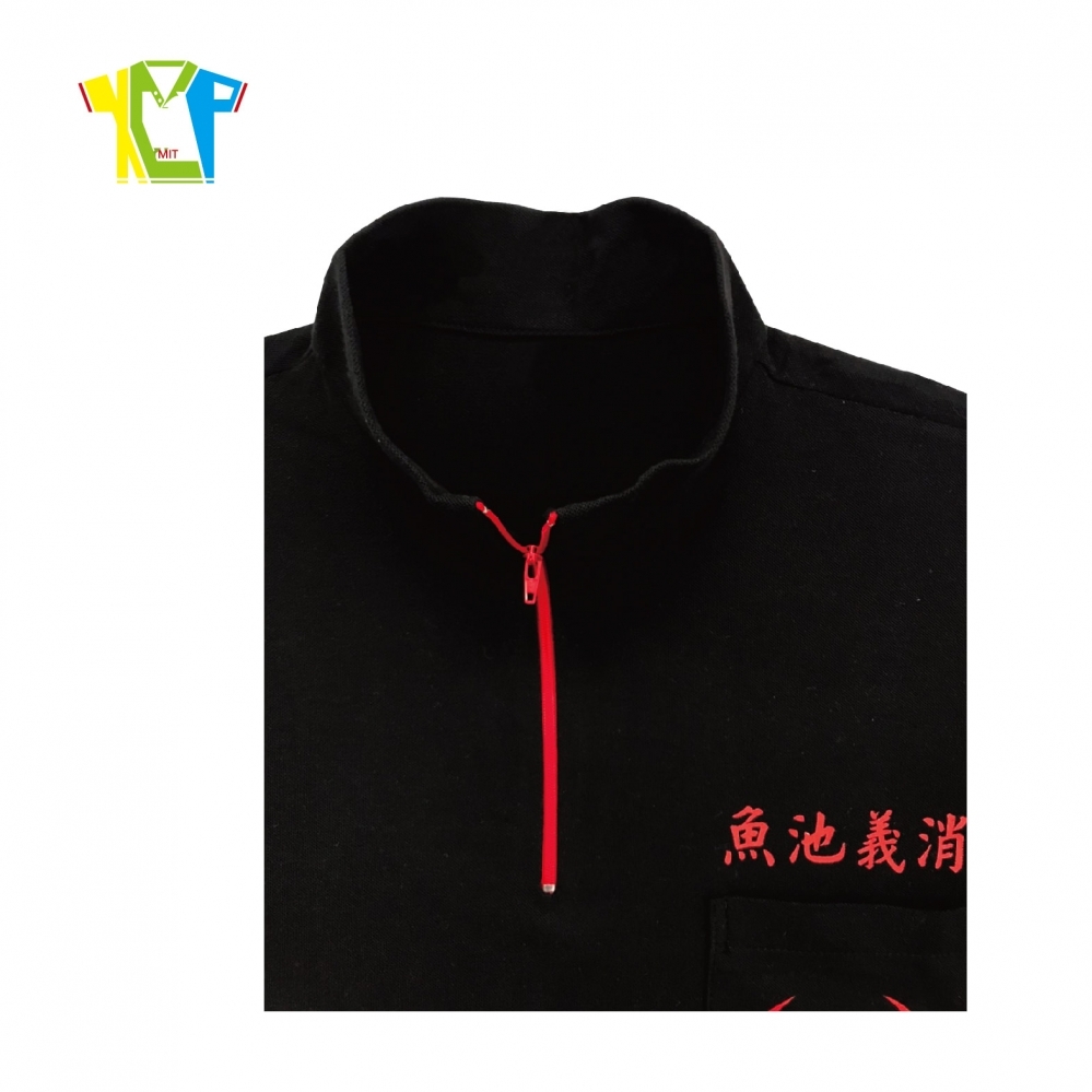 PL1032-拉鍊款POLO