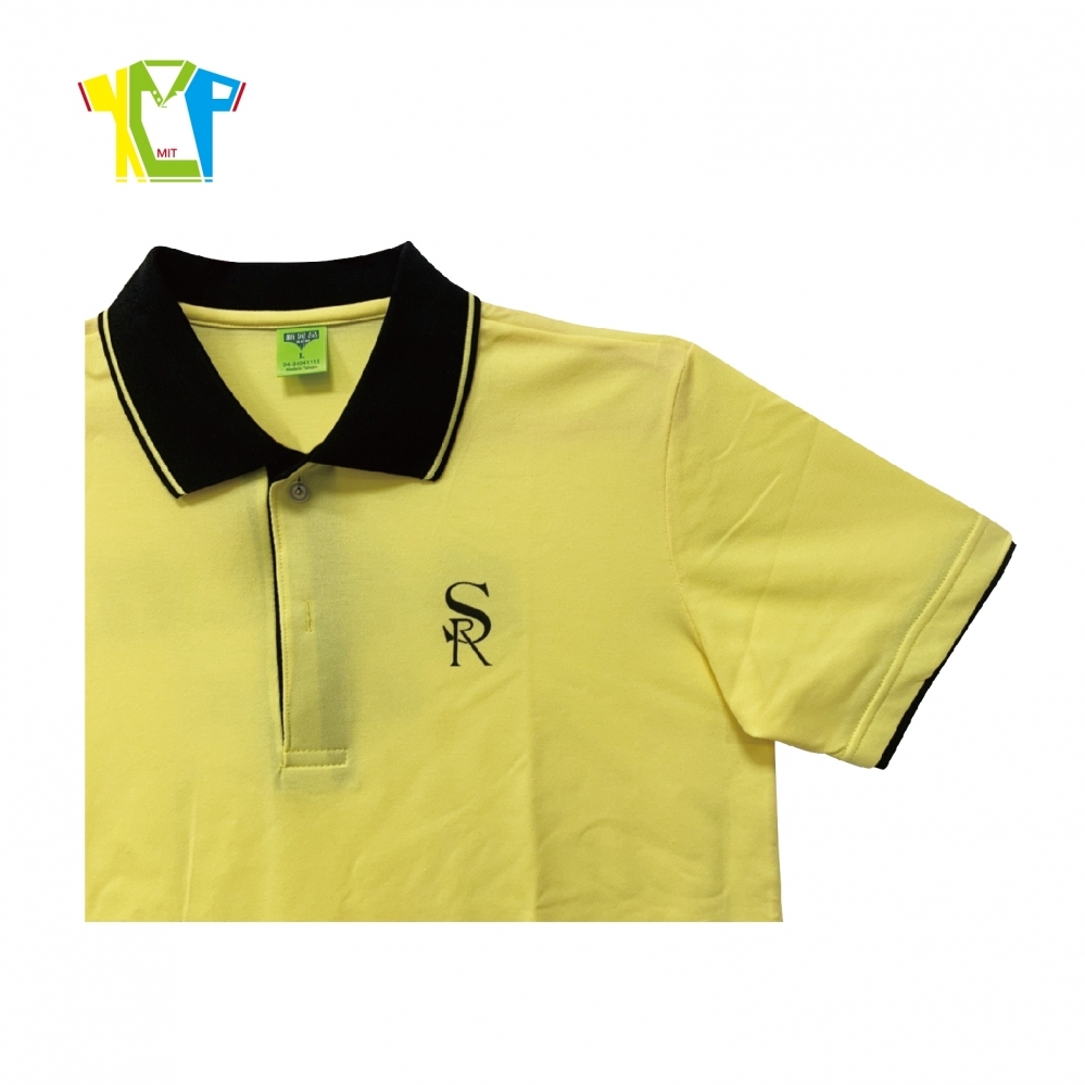 P2079-假兩件短袖POLO衫