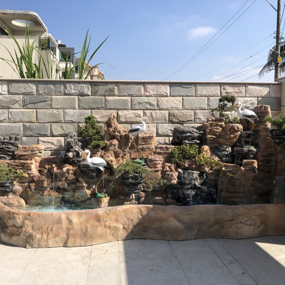 A220121｜FRP門庭景觀人造流水景