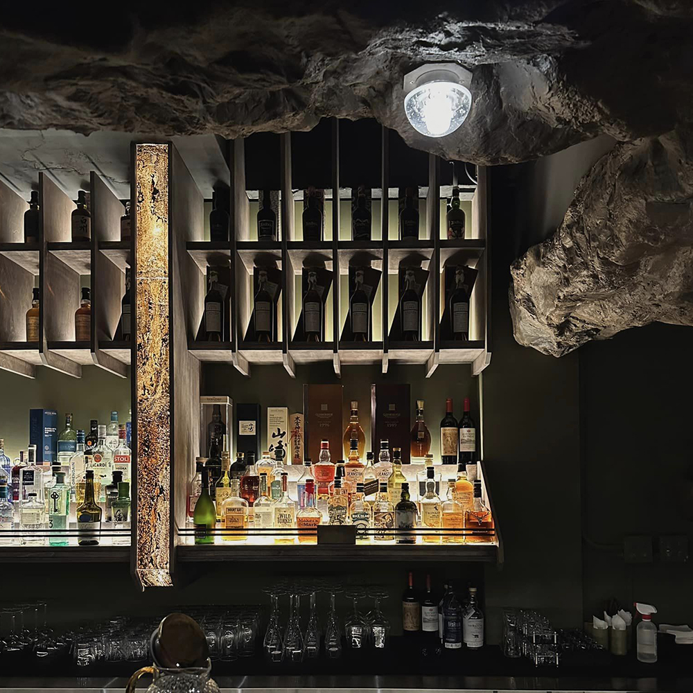 D230630｜玉露 YORU Bar｜FRP仿石景觀造型
