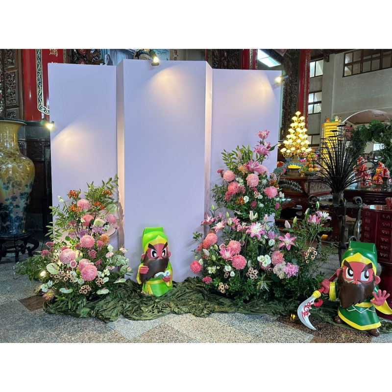 台南龍崎文衡殿｜宮廟聖誕慶典活動佈置