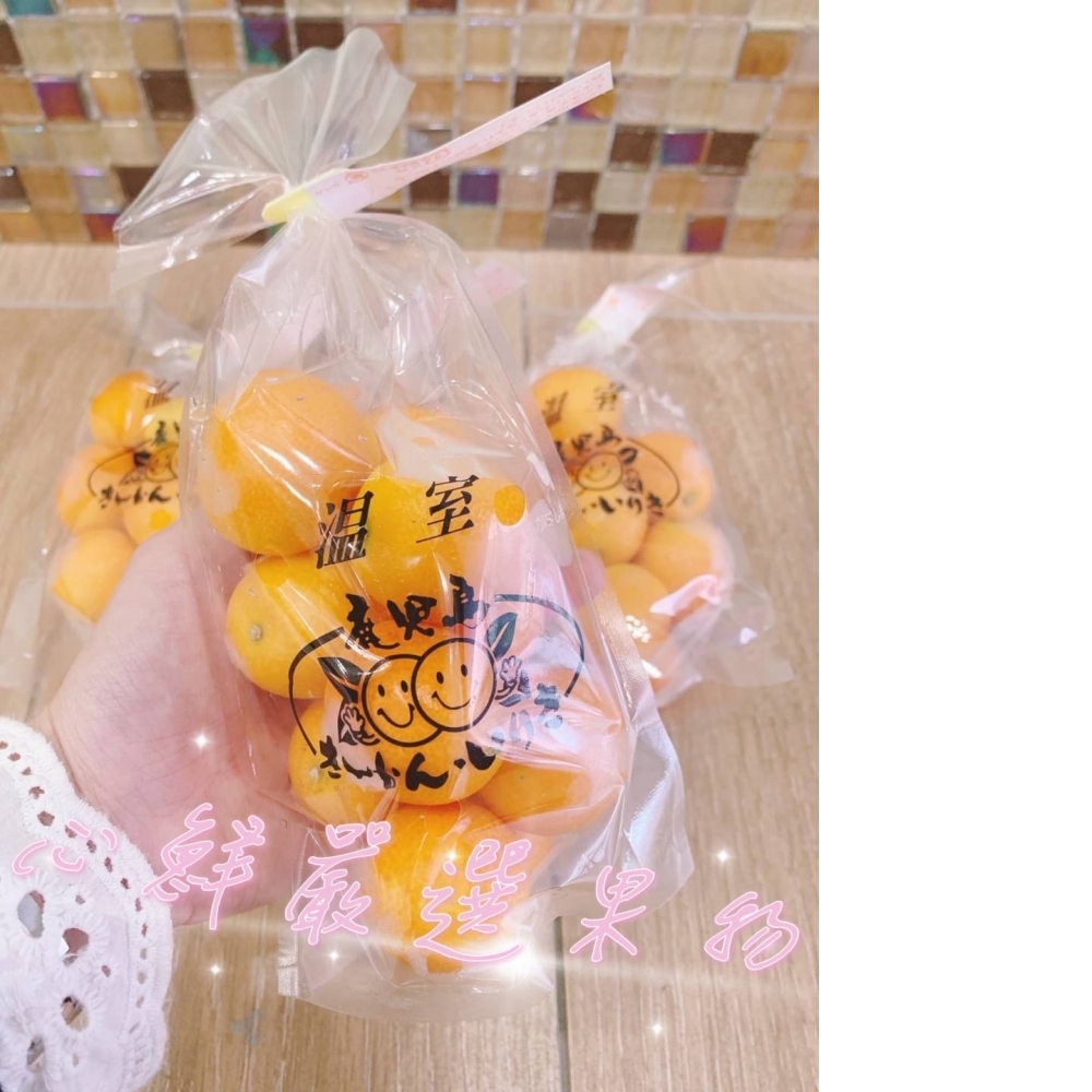 日本 鹿兒島 溫室 袋裝金桔