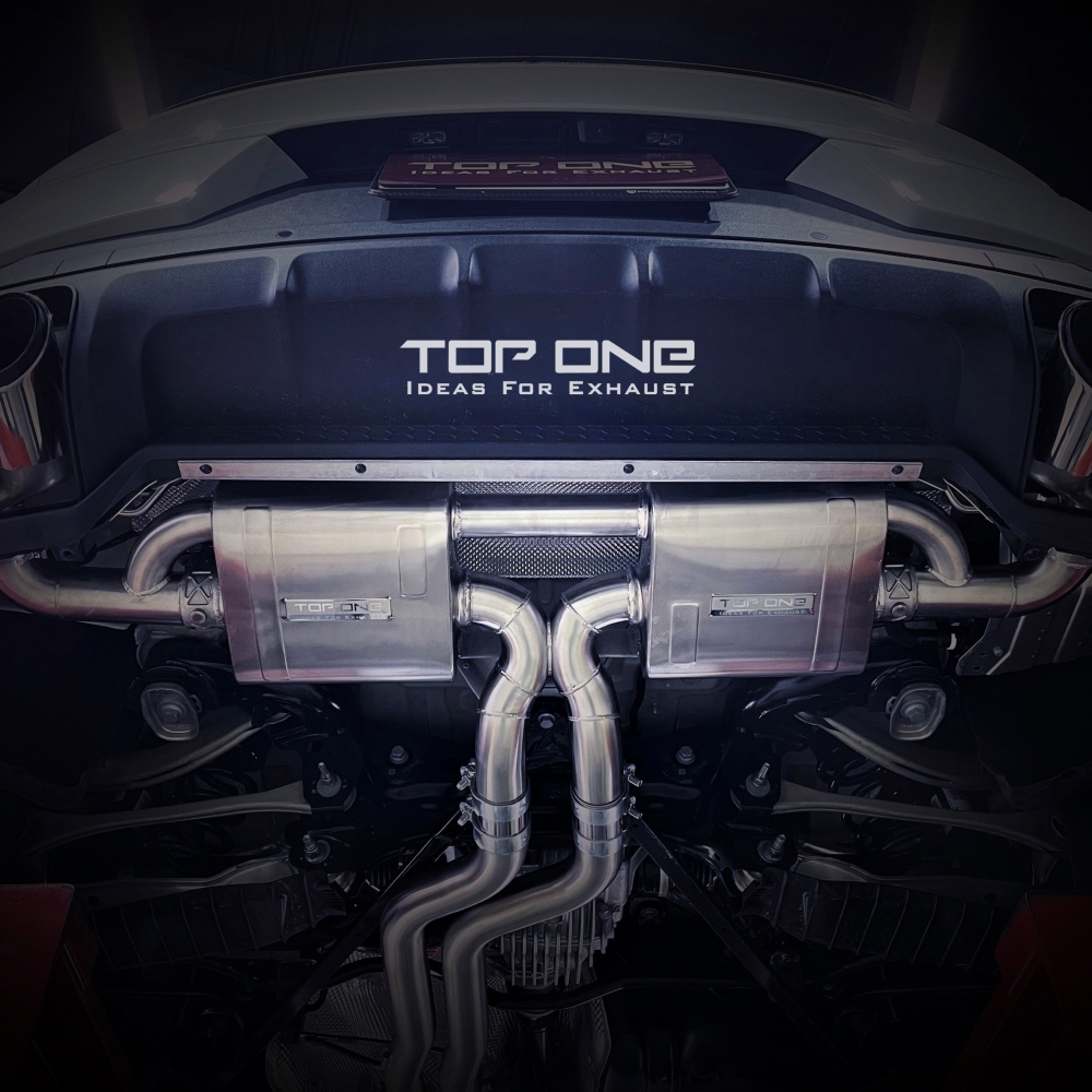 保時捷Porsche Cayenne Coupe 2022 年式跑排升級 TOPONE EXHAUST可變式遙控閥門排氣系統
