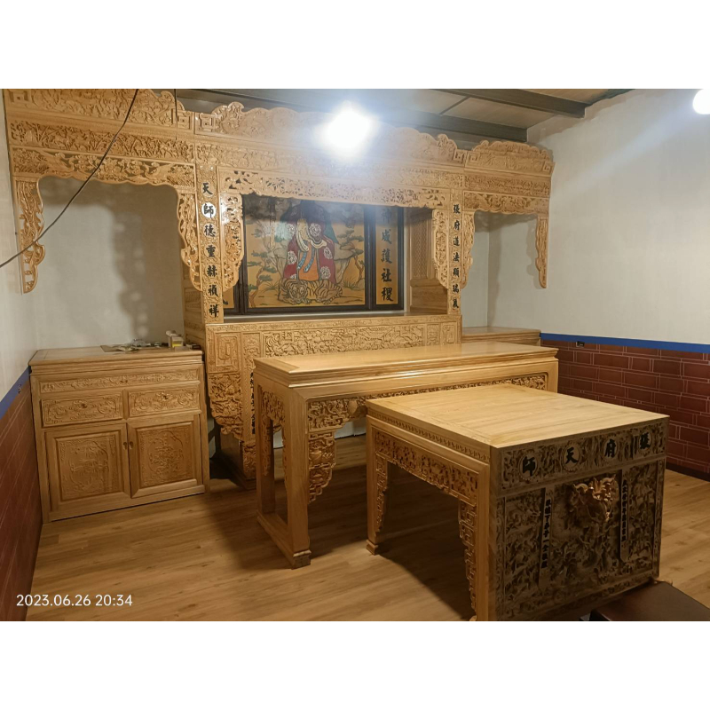 神龕規劃製作 客製上中下廟桌量身訂製