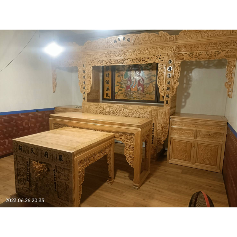 神龕規劃製作 客製上中下廟桌量身訂製