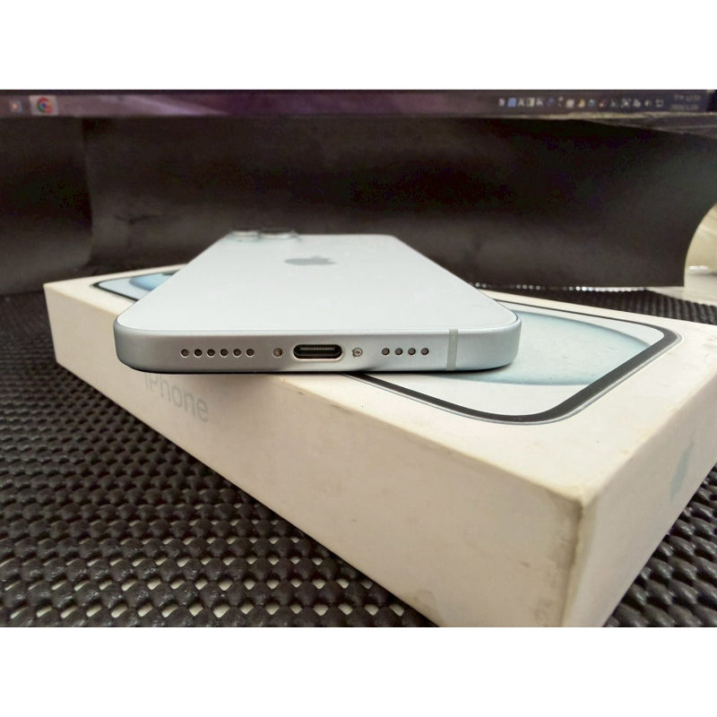 iPhone 15plus 藍色 128G 89%