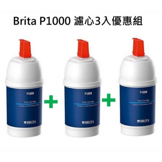 德國 BRITA On Line Active Plus P1000櫥下硬水軟化型濾水淨水器專用濾心