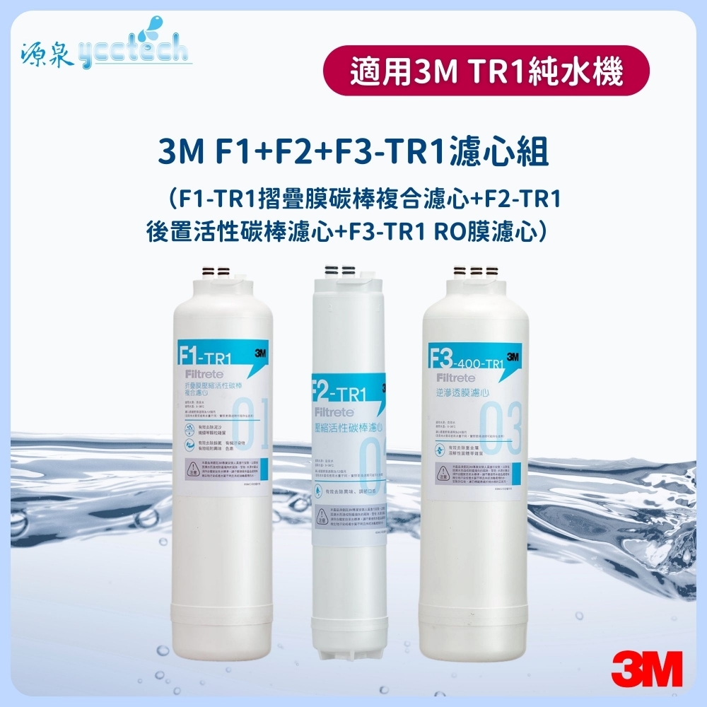 3M TR1-F1+F2+F3濾心組