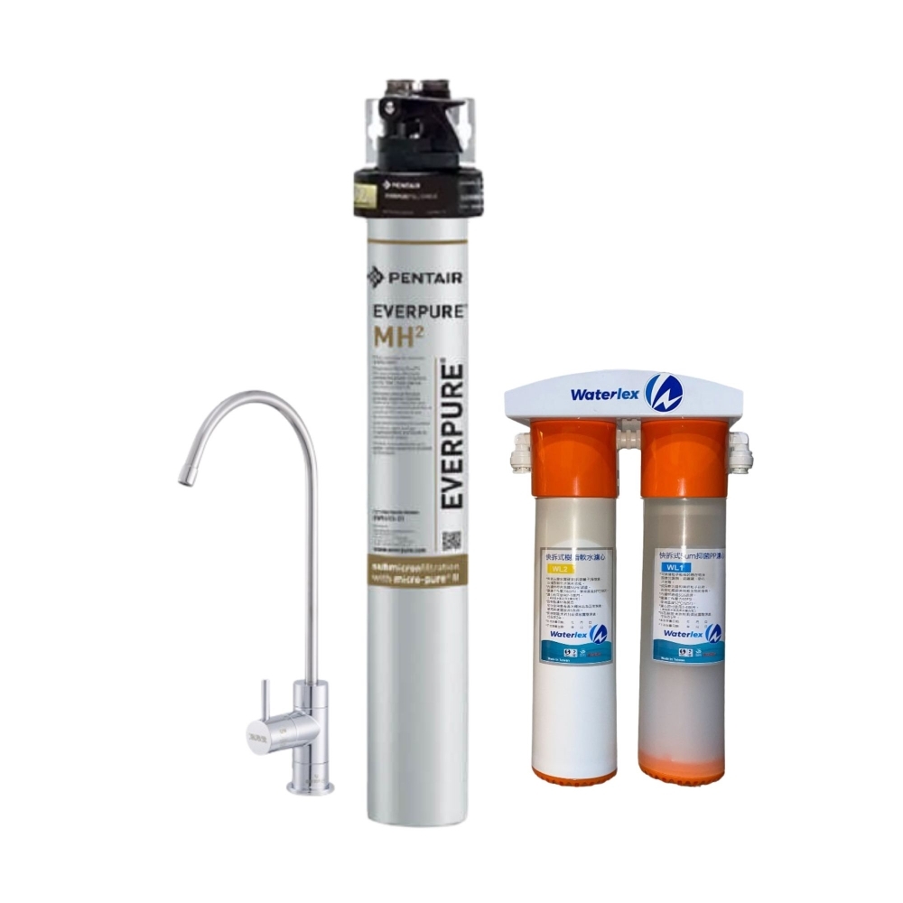 愛惠浦 MH2咖啡機專用商用淨水器 搭載 水力士雙道過濾淨水系統（含標準安裝）