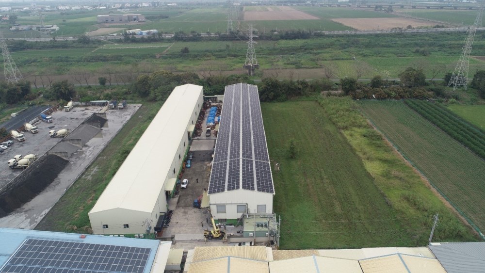 永康區、彰化縣-工廠太陽能實績