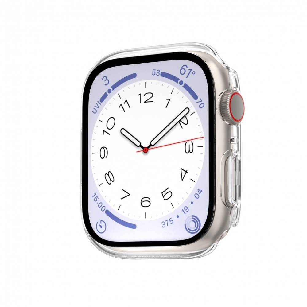 Switcheasy Hybrid 鋼化玻璃透明手錶殼
