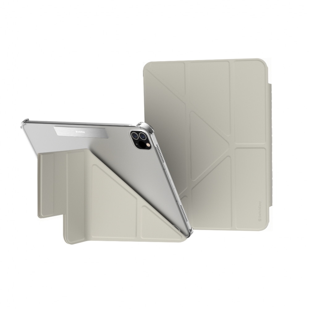 Switcheasy Origami NUDE 全方位支架透明背蓋保護套 12.9吋