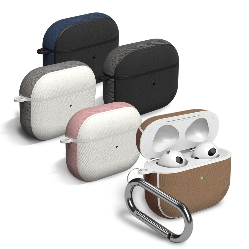 JTLEGEND AirPods 3 Amos 撞色布紋保護殼