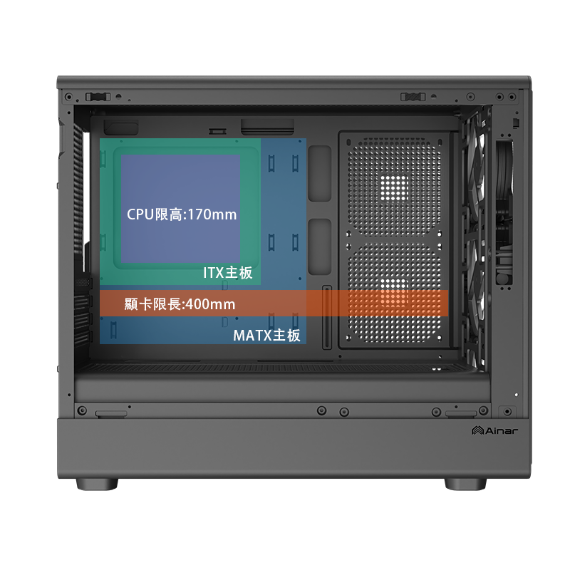 M360T Crystal M-ATX /TYPE-C 黑色