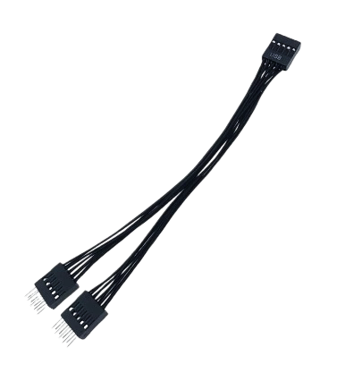 Y9 USB2.0 USB2.0一分二擴充線