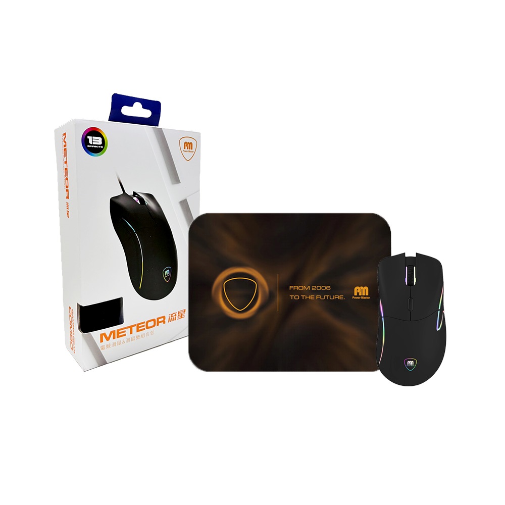 亞碩 G602 有線 電競滑鼠 鼠墊組