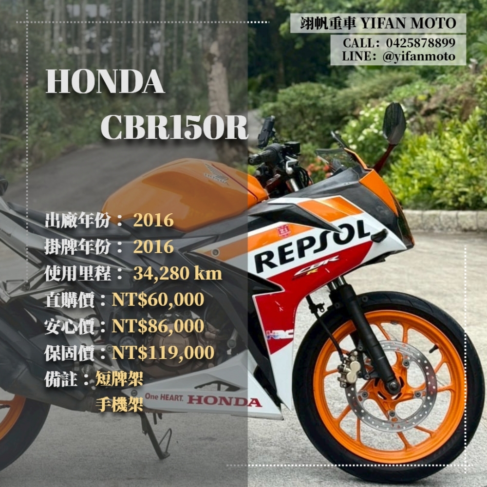 【2016 HOND