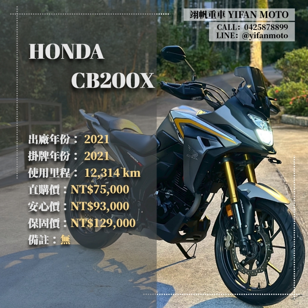 【2021 HOND