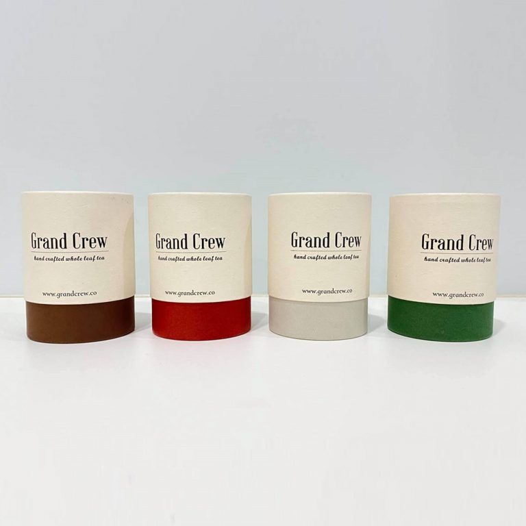 GrandCrew茶葉罐/圓紙罐/紙筒/客製化罐子