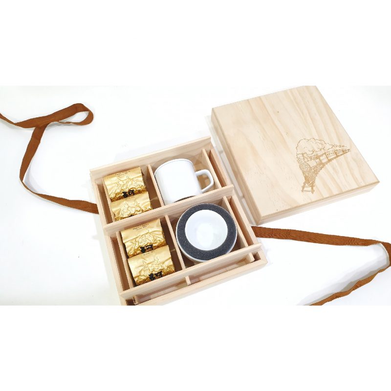 訂製木盒-瓷器茶葉禮盒