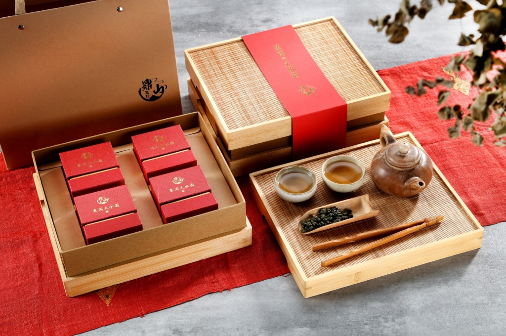 華岡茶禮盒/精緻竹盒/烤漆竹盒/客製化竹盒