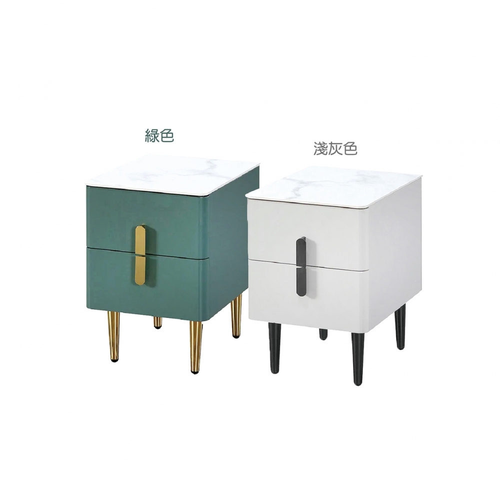丹鳳岩板床頭櫃(綠色 / 淺灰色)