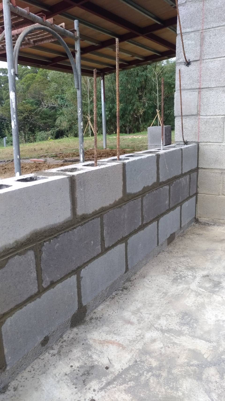 圍牆磚施工