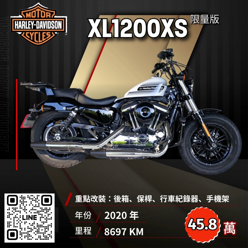 2020年 Harley‑Davidson® XL1200SX 珍珠白 48 SPECIAL