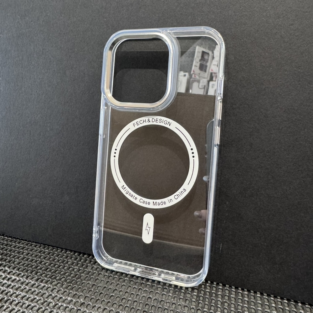 媚眼磁吸金屬殼（黑/白） -型號15PRO/16/16PRO/16PM