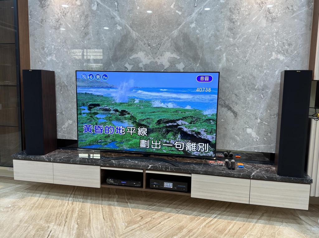 音圓伴唱機音響組/高雄卡啦ok音響/高級KTV喇叭/音圓點歌機/HDMI唱歌擴大機