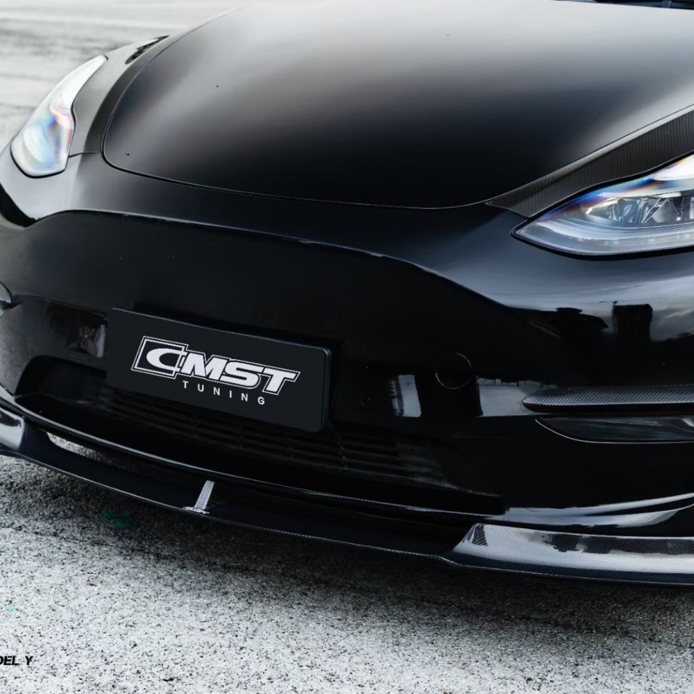 Model Y CMST款前下巴-乾碳