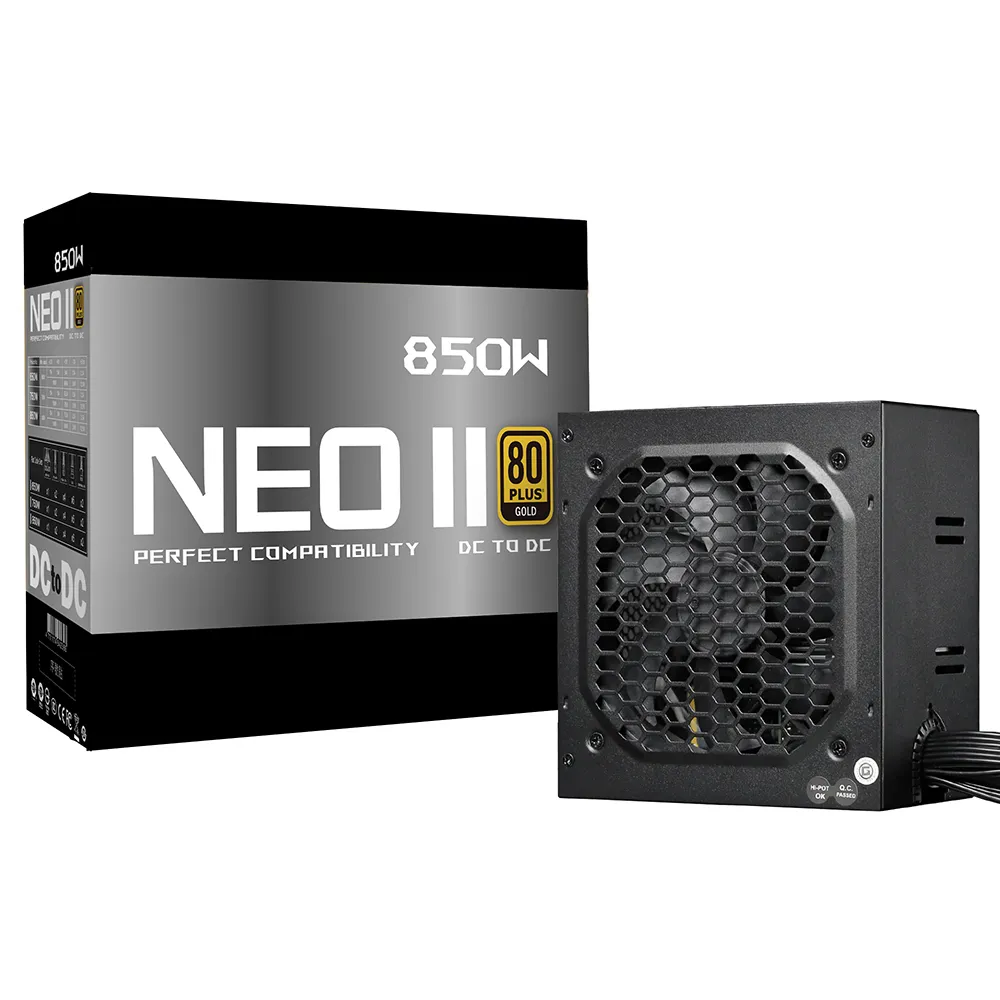 Antec NE850GM(850W) 雙8/金牌/全模/全日系/LLC+DC-DC/智慧溫控風扇/10年保