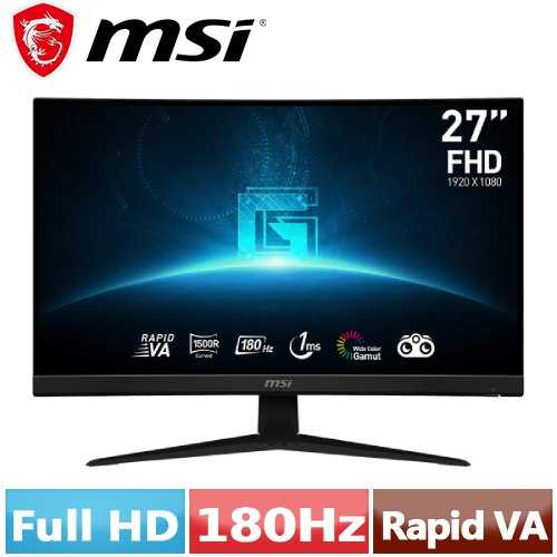 MSI微星 27型 G27C4 E3 曲面電競顯示器(與主機搭購現折200)